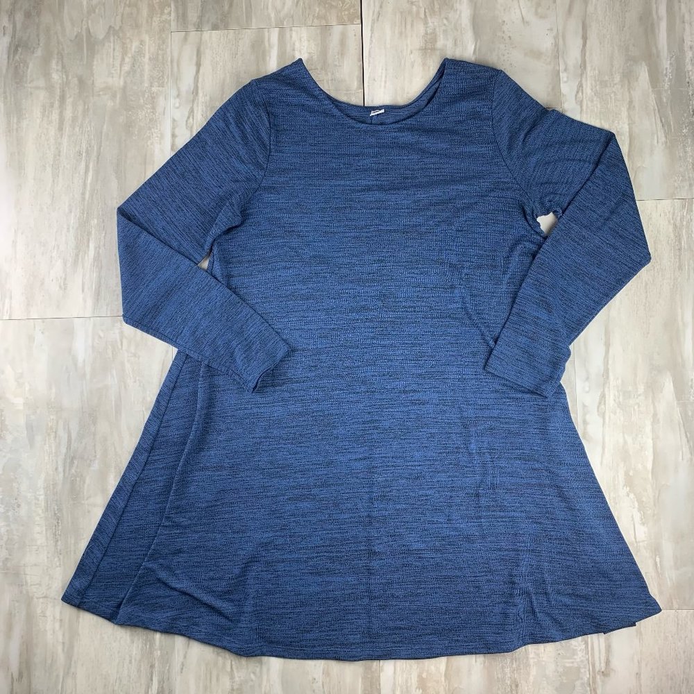 Old Navy Women's XL Long Sleeve Knit Blue Maternity T-Shirt
